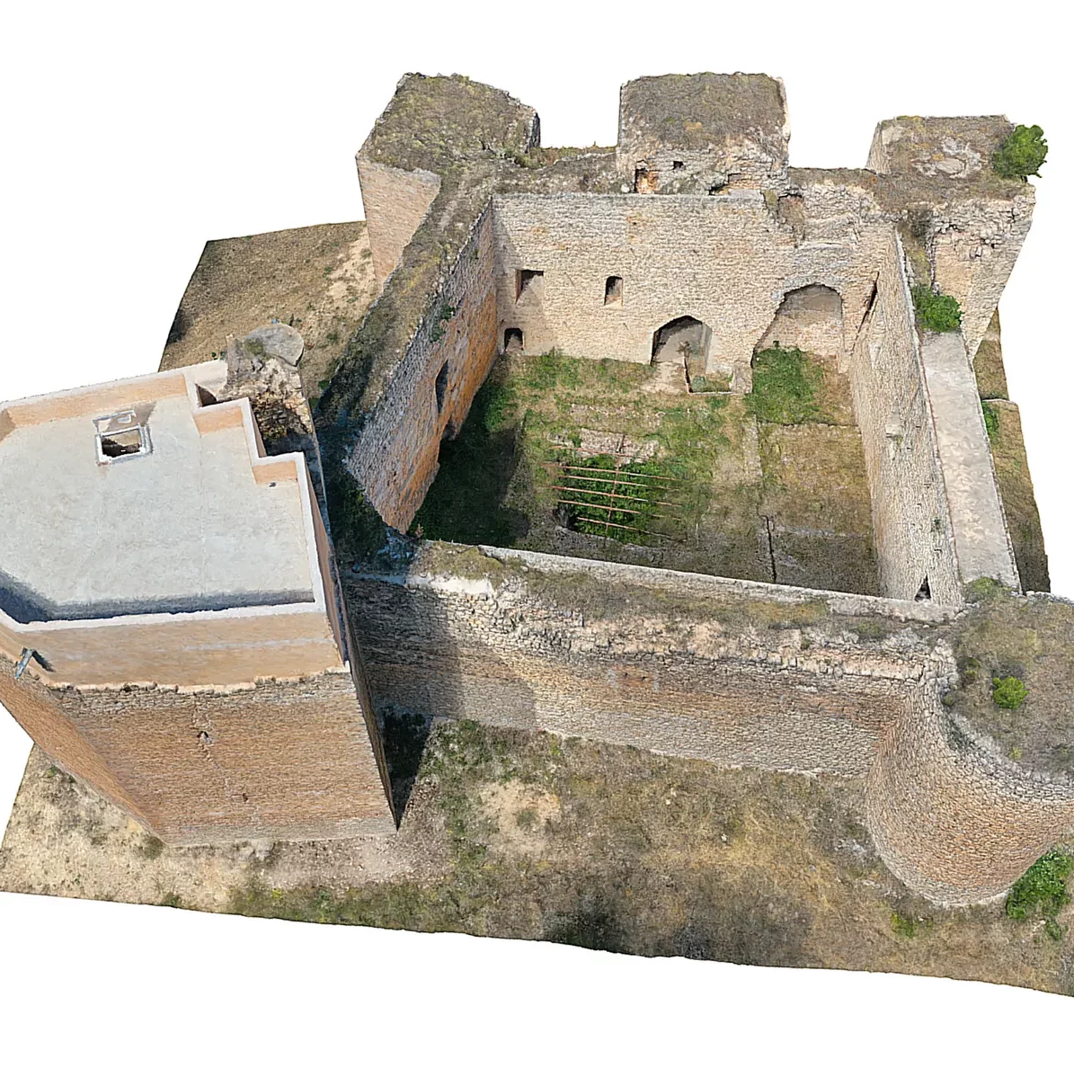 Modelo 3D por fotogrametría: Castillo de Cifuentes