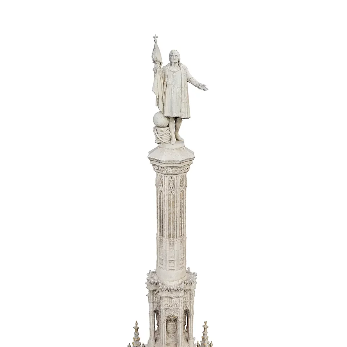 Modelo 3D de la Estatua de Colón, Madrid